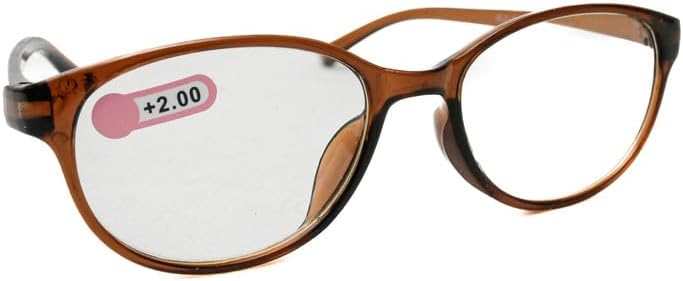 Daiso BLC Reading Glasses - Plus 2.0 - Reduces Blue Light by 40% - Brown - Image 3